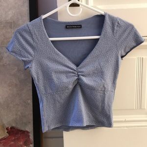 SOLD- Brandy melville purple floral Gina top